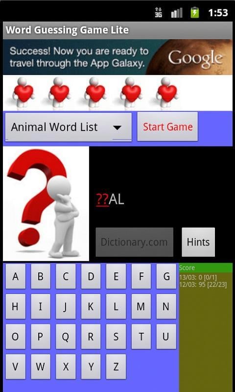 Word Guessing Game Lite截图5