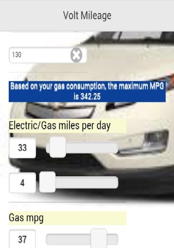 Volt Mileage Calculator截图3