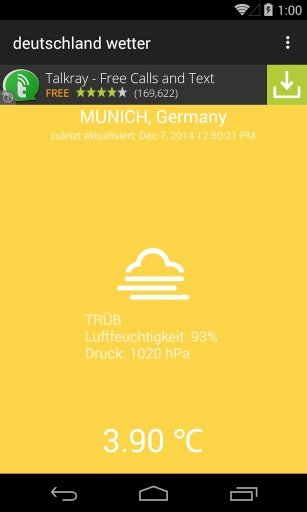 Germany weather截图1