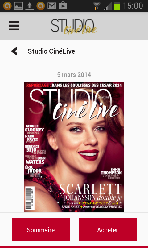 Studio Ciné Live - Magazine截图11