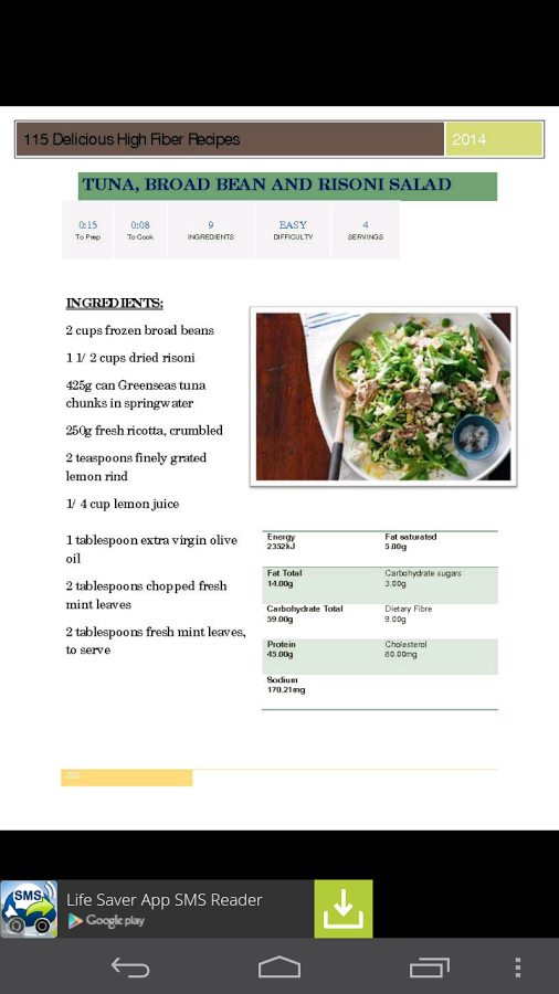 115 High Fiber Recipes截图11