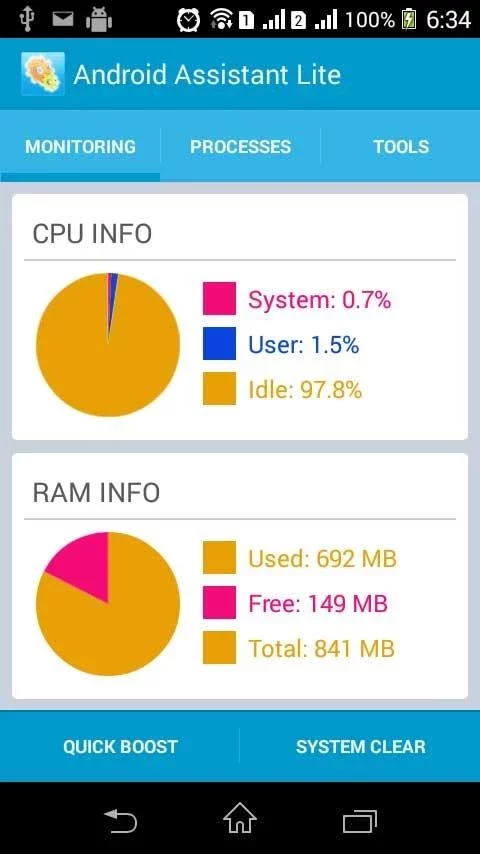 Memory Cleaner Pro for HTC截图5