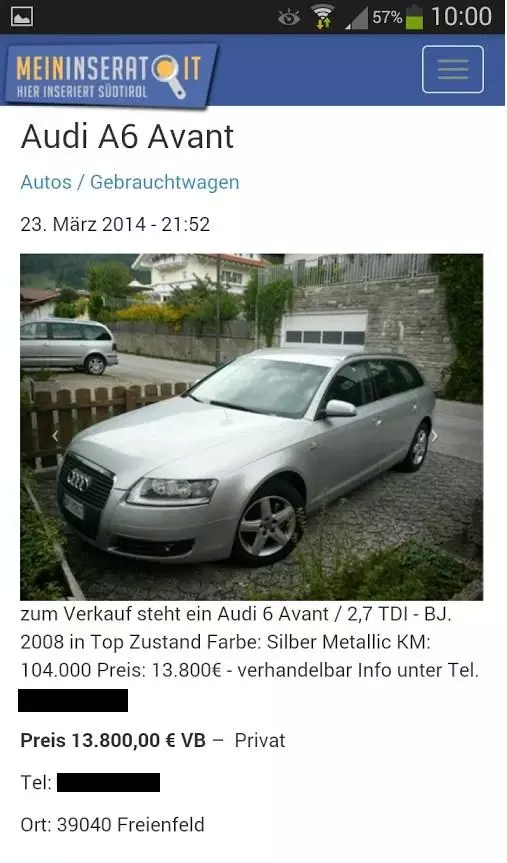 Gebrauchtautos Südtirol截图1