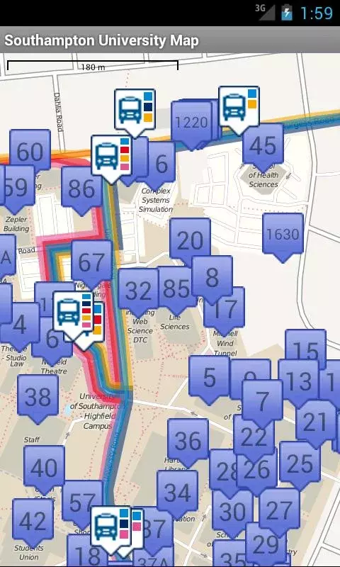 Southampton University Map截图1