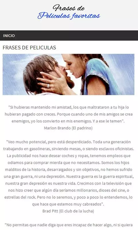 Frases de Películas favoritas截图1