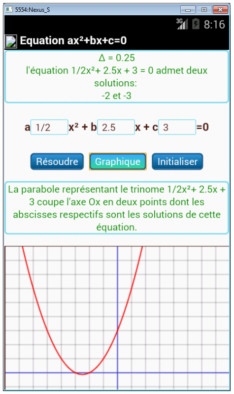 Equation du second degré截图1