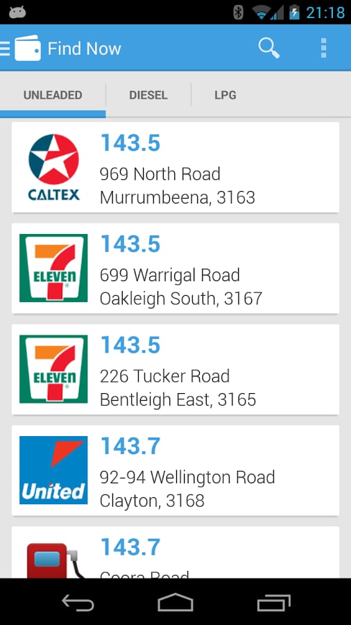 Melbourne Fuel Price截图4