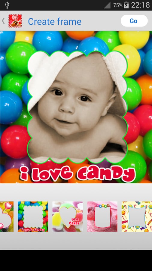 Candy Photo Frames Free截图2