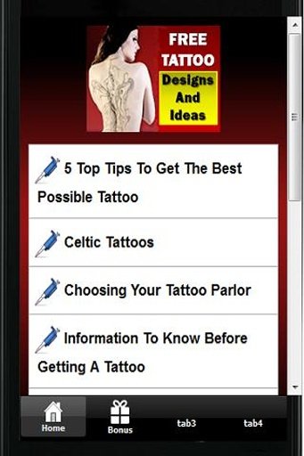 Free Tattoo Designs And Ideas截图1