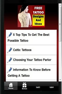 Free Tattoo Designs And Ideas截图