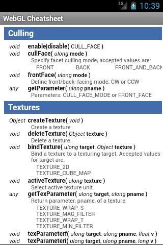 WebGL Cheatsheet截图2