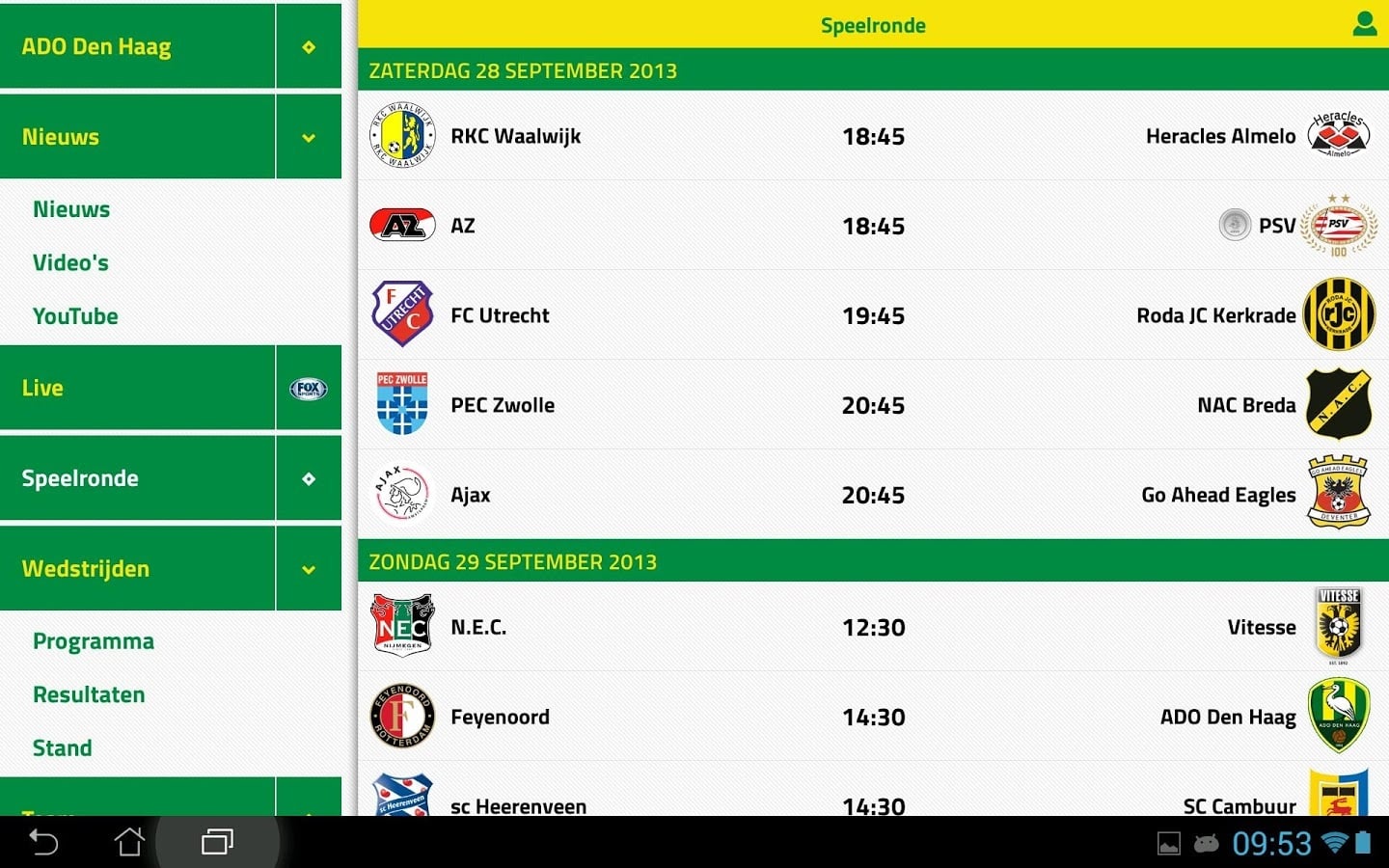 ADO DEN HAAG LIVE截图1