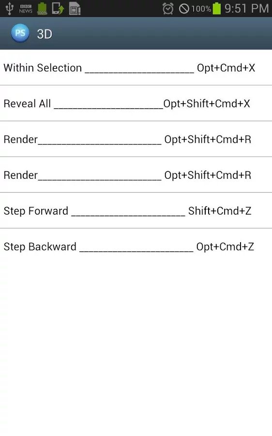 PS CS6 Keyboard Shortcut...截图4