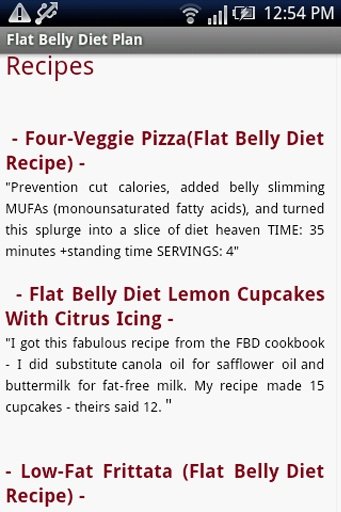 Flat Belly Diet Plan截图4