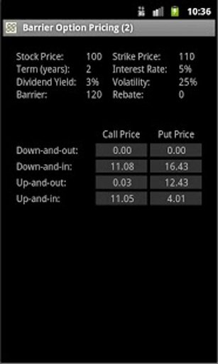 Coggit Option Pricing截图7