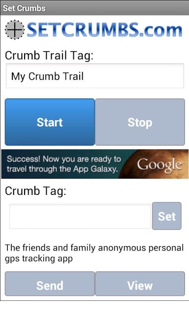 SetCrumbs - Free Anonymous GPS截图2