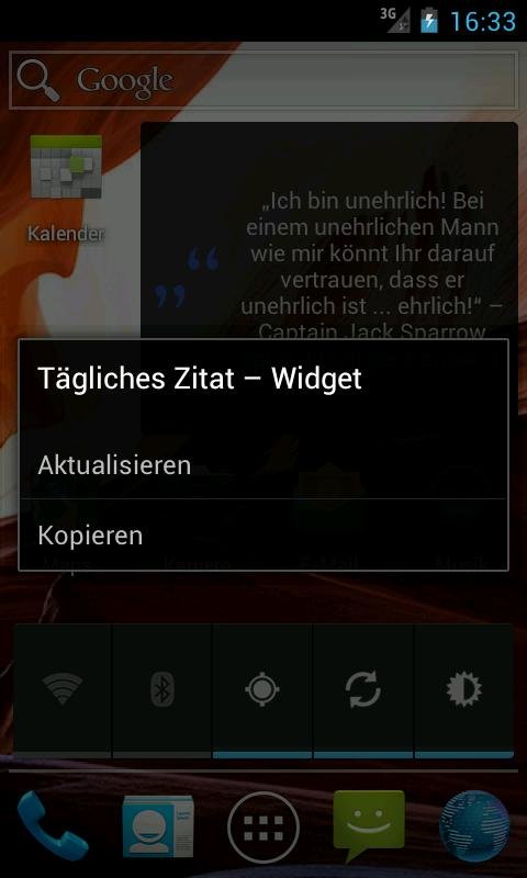 T&auml;gliches Zitat – Widget截图1