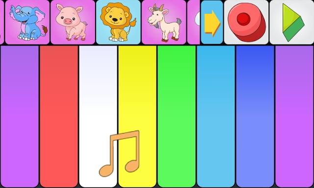 Animal sounds piano for kids截图4