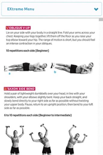 EXtreme Fitness Workouts截图1