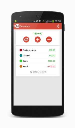 MoneyWatcher - Money Manager截图2