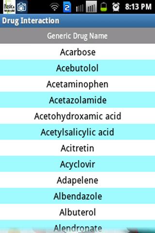 Drug Interaction截图6