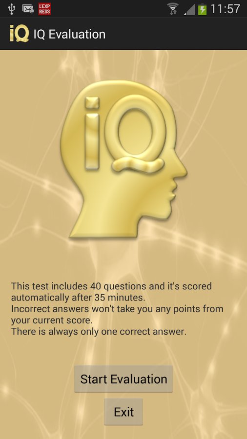 IQ Evaluation截图3