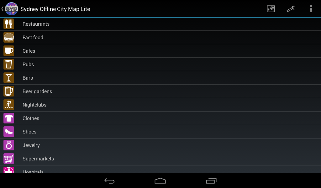 Sydney Offline City Map Lite截图4