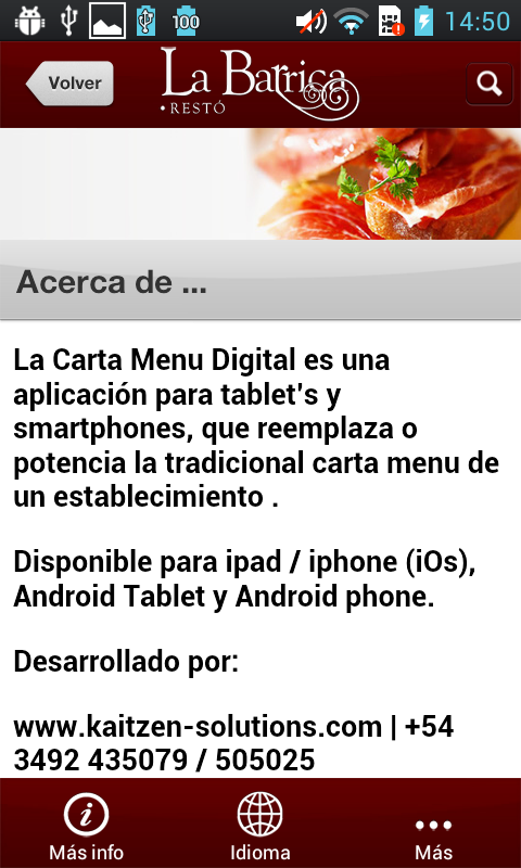 La Barrica Restó para Phone截图8