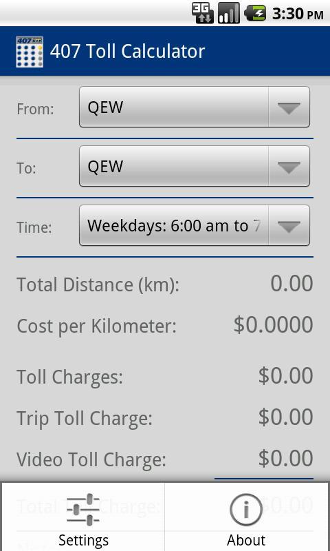407 Toll Calculator截图5