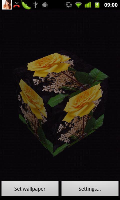 3D玫瑰动态壁紙截图4