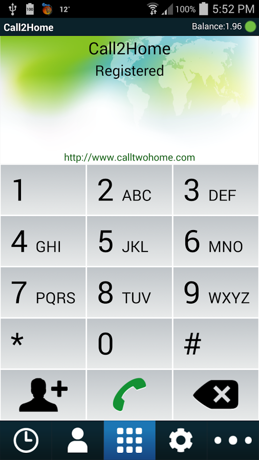 Call2Home Platinum Dialer截图2