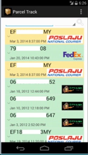 Parcel Track Free截图8