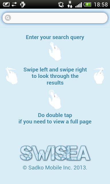 SwiSea Mobile Search App截图5