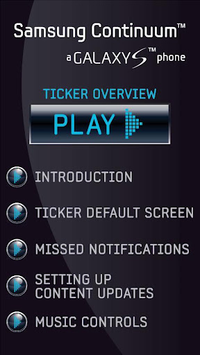 Samsung Continuum Ticker截图2