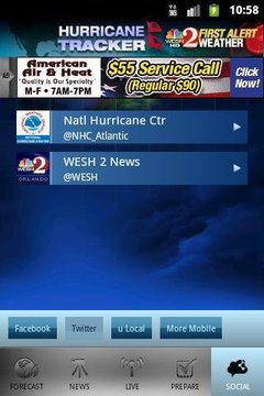 Hurricane Tracker WESH 2截图