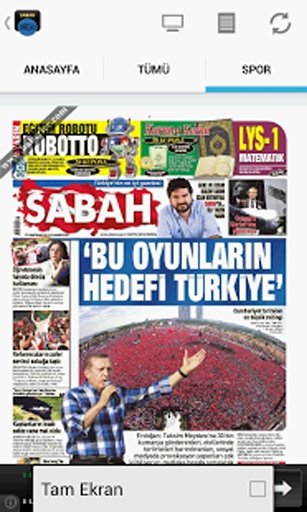 Sabah Gazetesi Droid截图10