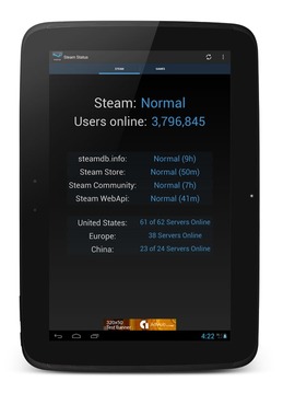Steam Status - 状态截图