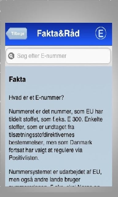 E nummer &amp; F&oslash;devare Guide截图2