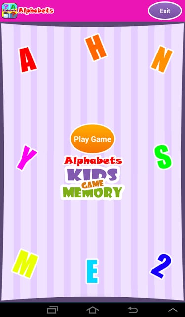 Alphabets - Kids Memory Game截图3