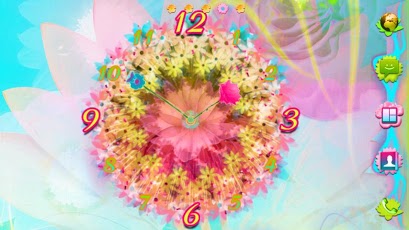 Beautiful Fiesta Clock Widget截图1