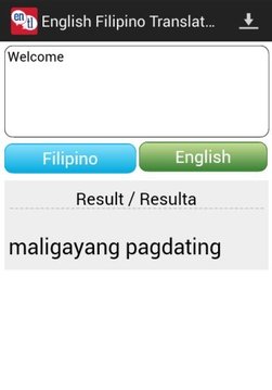Tagalog English Translator截图