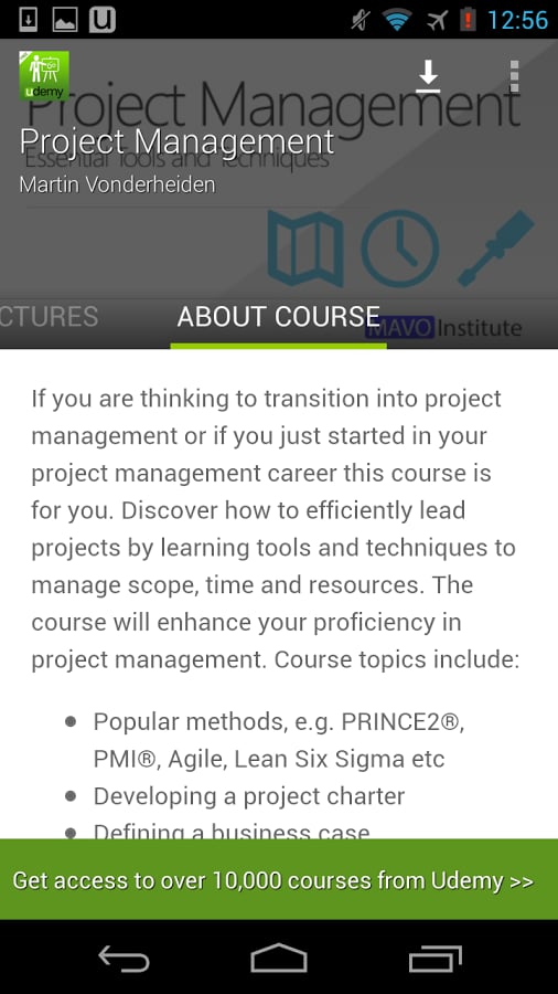 Project Management Tutor...截图10