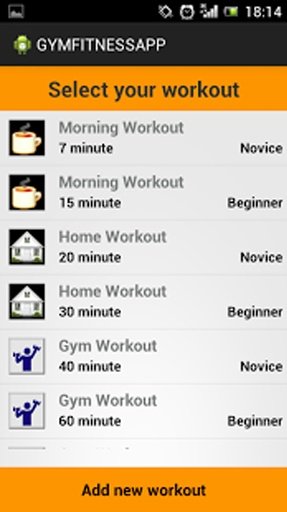 Virtual Gym Fitness App截图1