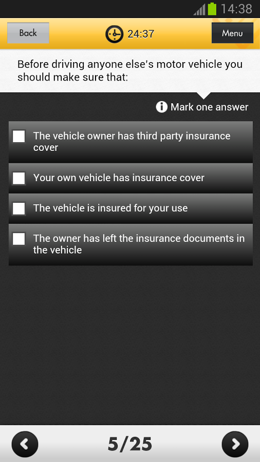 Car Theory Test and HP F...截图6