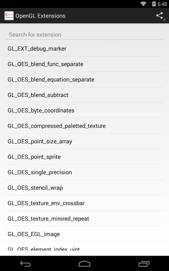 OpenGL Extensions截图2