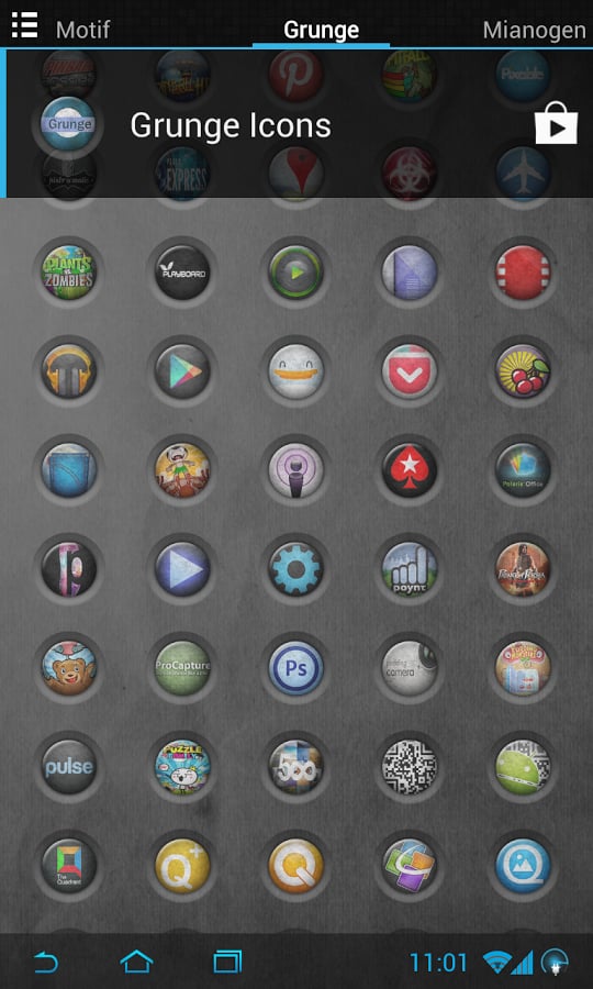 [Icons] Grunge Icons Pack截图2