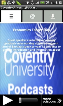 CoventryUniversityPodcast截图