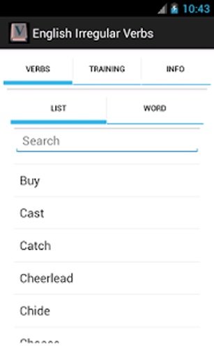 English Irregular Verbs Free截图4