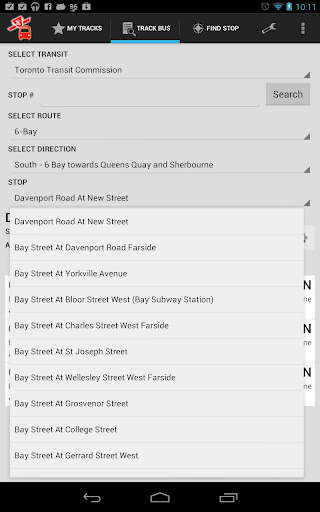 TTC Bus Tracker LITE截图4