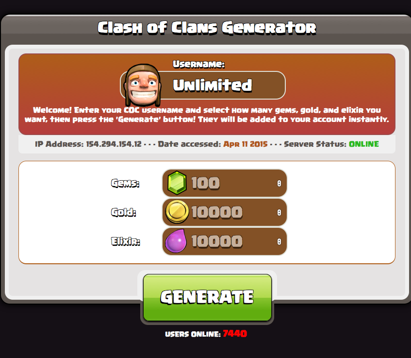 Cheats for Clash of Clans截图1